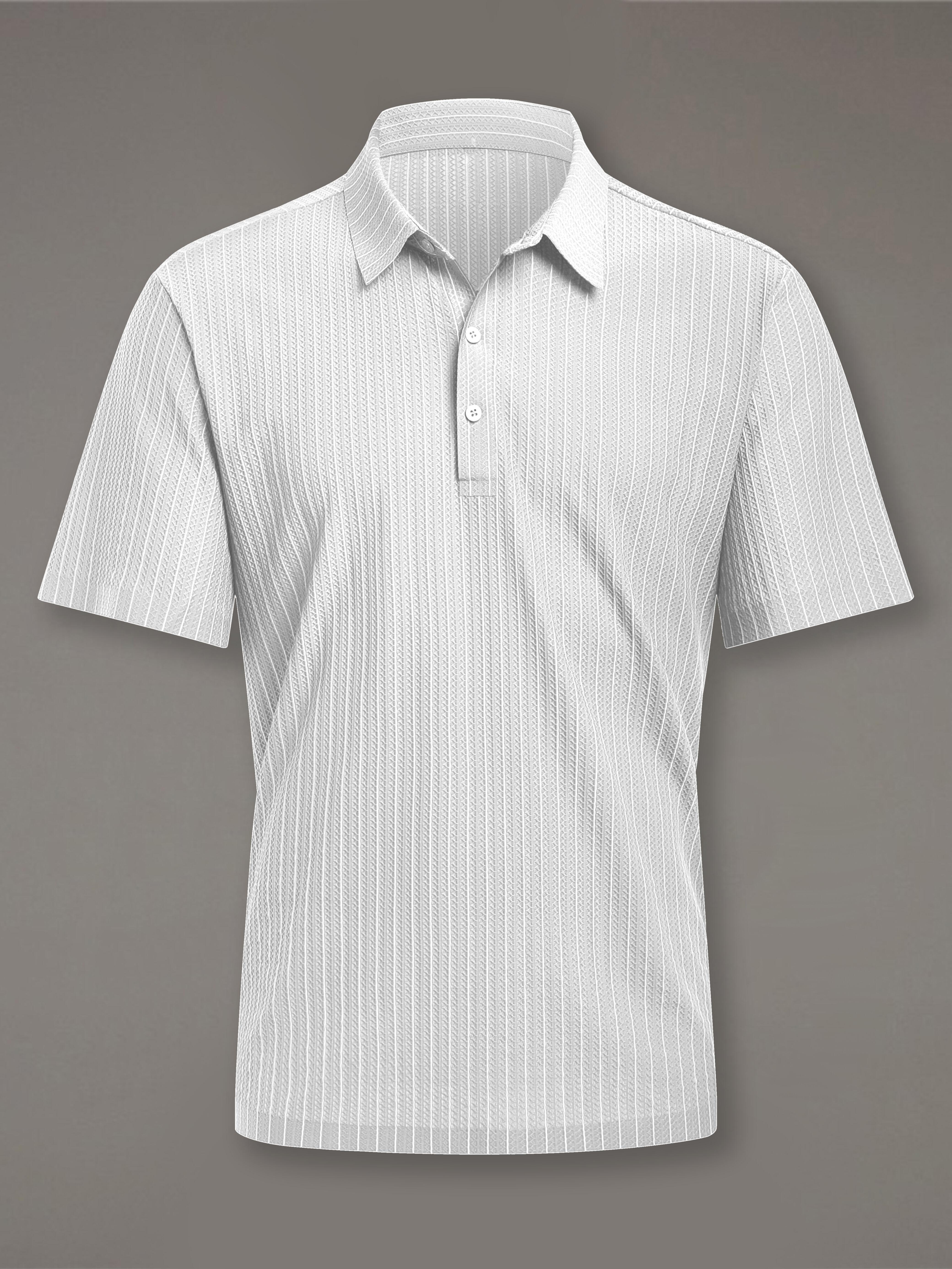 ELENCOCO diamond-texture short-sleeve Polo shirt Outdoorfun, Menswear,Father's Day gift，Black Friday