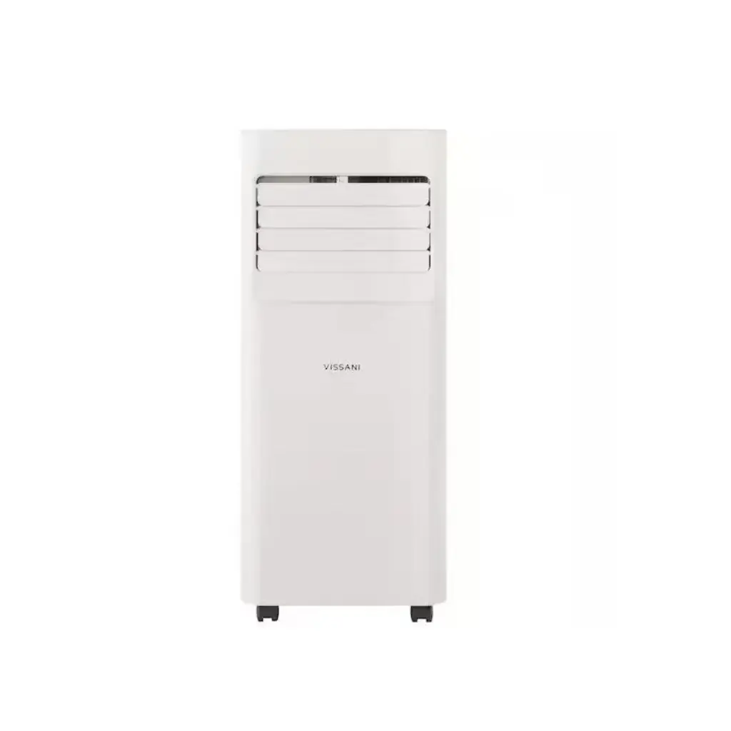 Vissani 5000 BTU 3-in-1 Portable Air Conditioner - Mobile Home Household AC Unit with Dehumidifier, Fan, Remote Control, 24-Hour Timer, Low Noise, Easy Setup for Small Rooms Up to 150 Sq. Ft., White, Like New, Mobile Ac Unit, Ac Cooling Fan