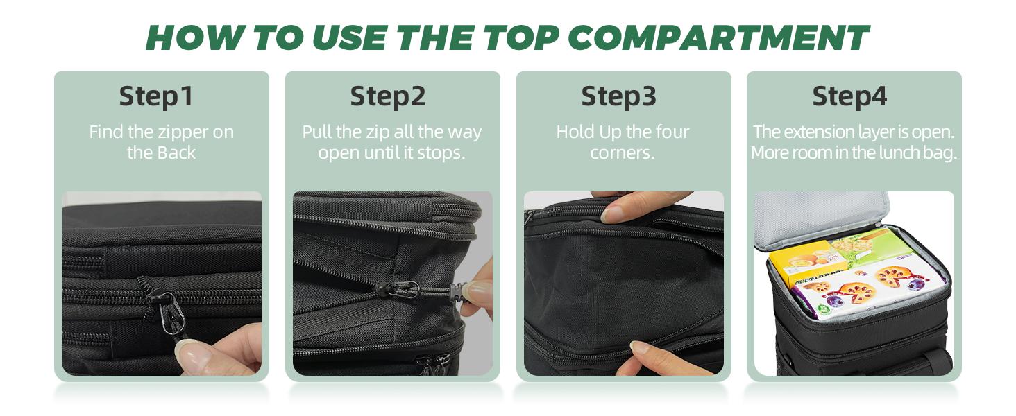 HSHRISH Expandable Large Tactical Lunch Box for Adults Durable Insulated Soft Cooler Bag with Shoulder Strap 20 Can 16 L for Work Outdoor Picnic Trips HSHRISH Expandable Large Tactical Lunch Box for Adults Durable Insulated Soft Cooler Bag with Shoulder Strap 20 Can 16 L for Work Outdoor Picnic Trips