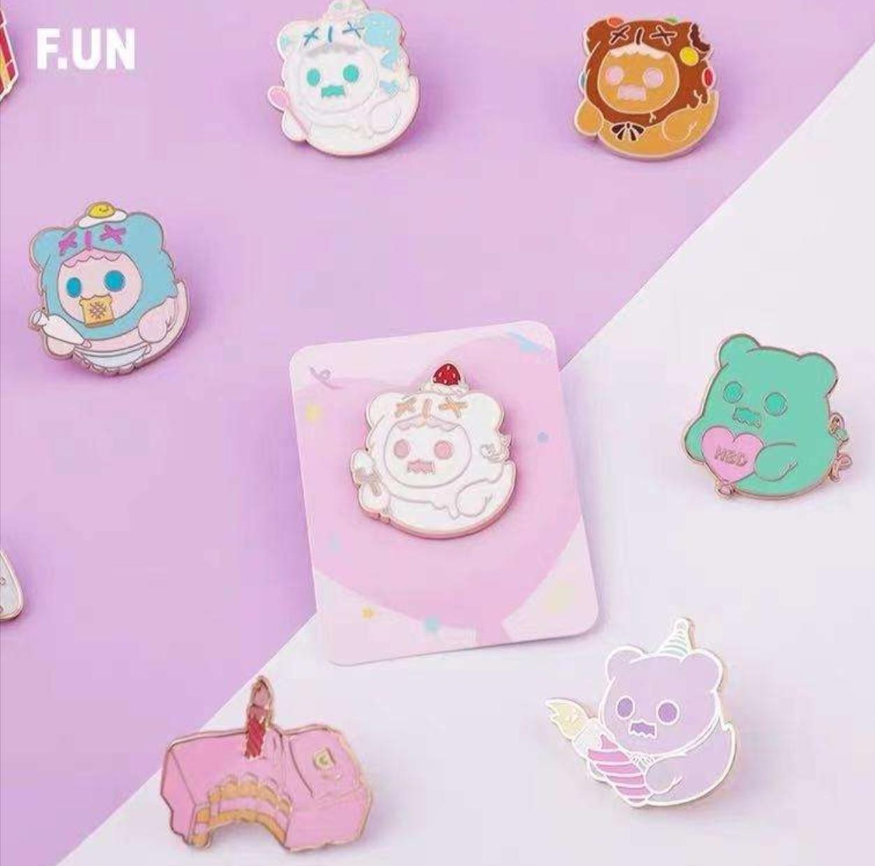 [FINDING UNICORN] 【Live Unboxing】ShinWoo Happy Birthday Series Badge Cute Figures Desktop Ornament Collectible Toys Birthday Gifts