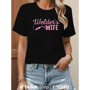 Cotton Unisex Welding Shirt – Welder's Wife Blacksmith T-Shirt