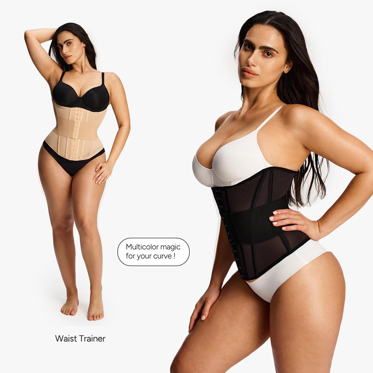 【LIVE】Nebility Women's Waist Trainer Belt with Built-in Steel Frame Double Wrap Waist Cincher Trimmer Ab Belt Tummy Control Body Shaper Firm Compression Shaping Basic Shapewear Tummy Wrap Waist Trainer Womenswear