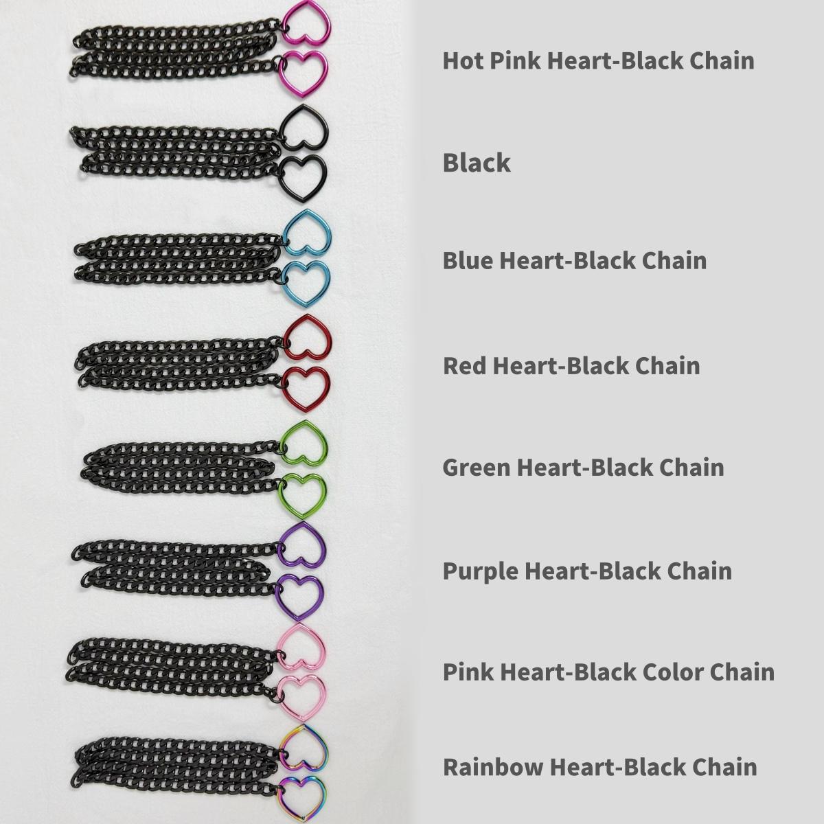 ThatDripTho Heart O-Ring Slip Chain Necklace for Summer Holiday Party Handmade Punk Rock Style Adjustable Lariat Y-Necklace Gifts for Women & Men Daily Wear Birthday Gifts Summer Fashion Chain Necklace Special Occasions