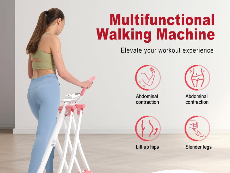 HOTWAVE Home SpaceWalker, provides zero-impact exercise for the hips, legs, and abdomen; fitness equipment, home fitness stepper, walking trainer, portable walking machine SpringStatements