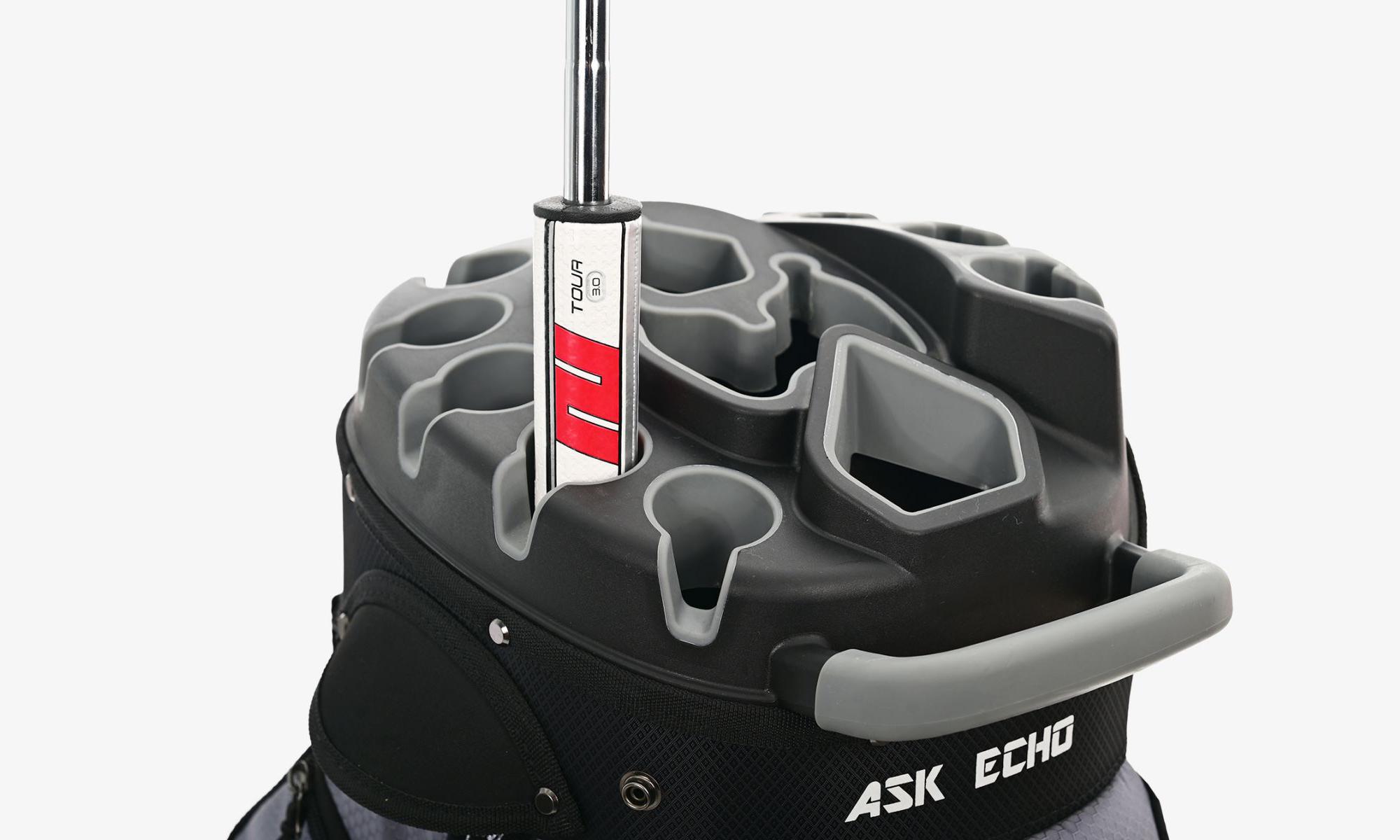 Ask Echo T-LOCK 3.0 14 Way Organizer Golf Quiet Cart Bag