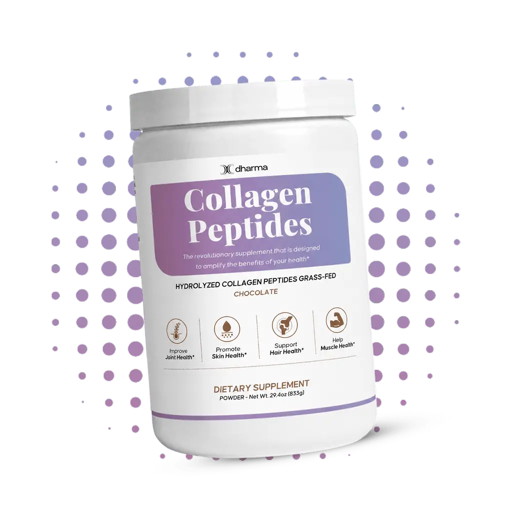Collagen Peptides Grass-Fed Chocolate Powder, Anti-Aging Health & Beauty Supplement, Prop 65 Safe