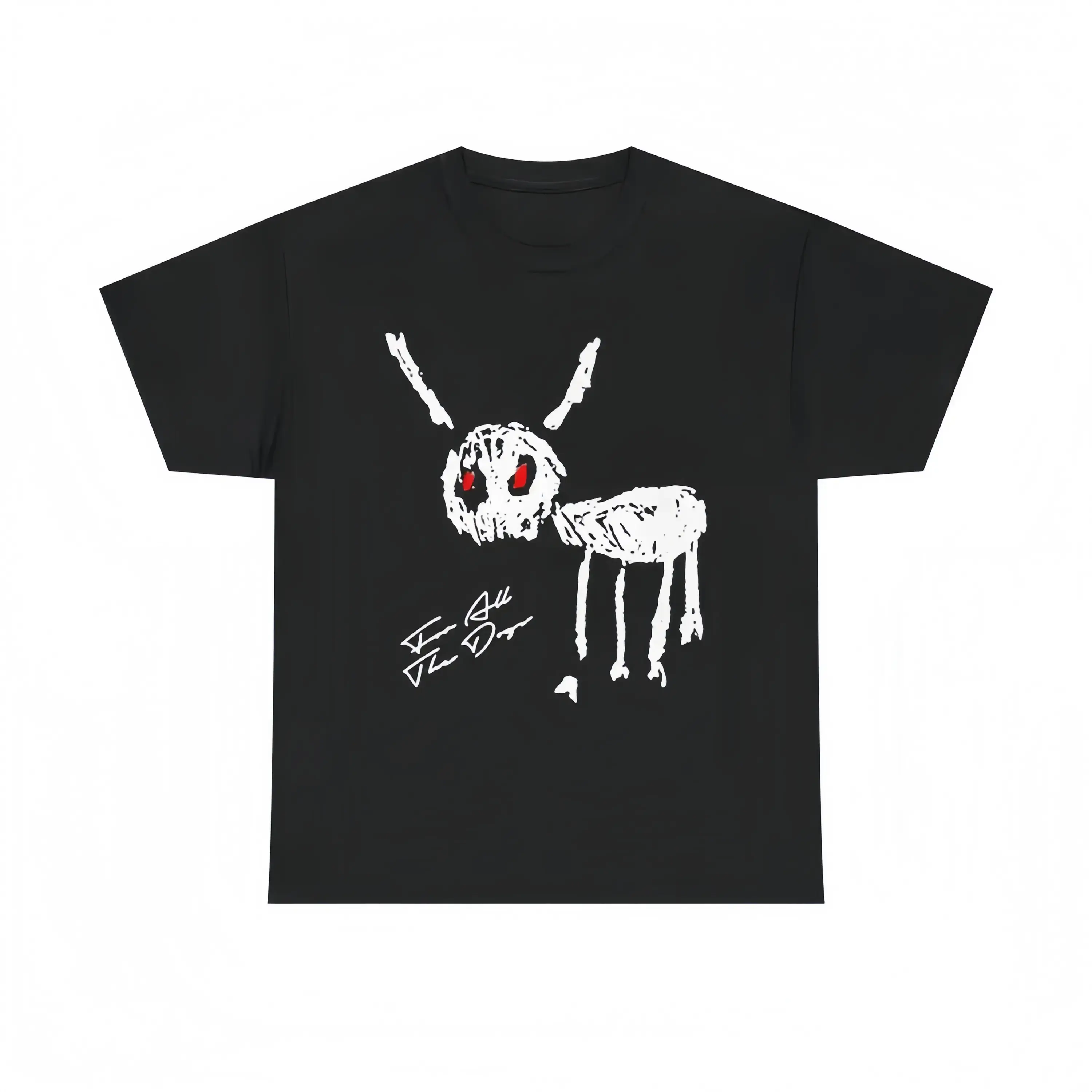 [100% Cotton] For All The Dogs Drake - Heavy Blend ™   Graphic T-Shirt Casual Classic Cotton Menswear Retro Top Vintage Comfy Day Smooth Tee Underwear Streetwear Tshirt Shortsleeve Crewneck Men Gifts T-Shirt For Men And Women