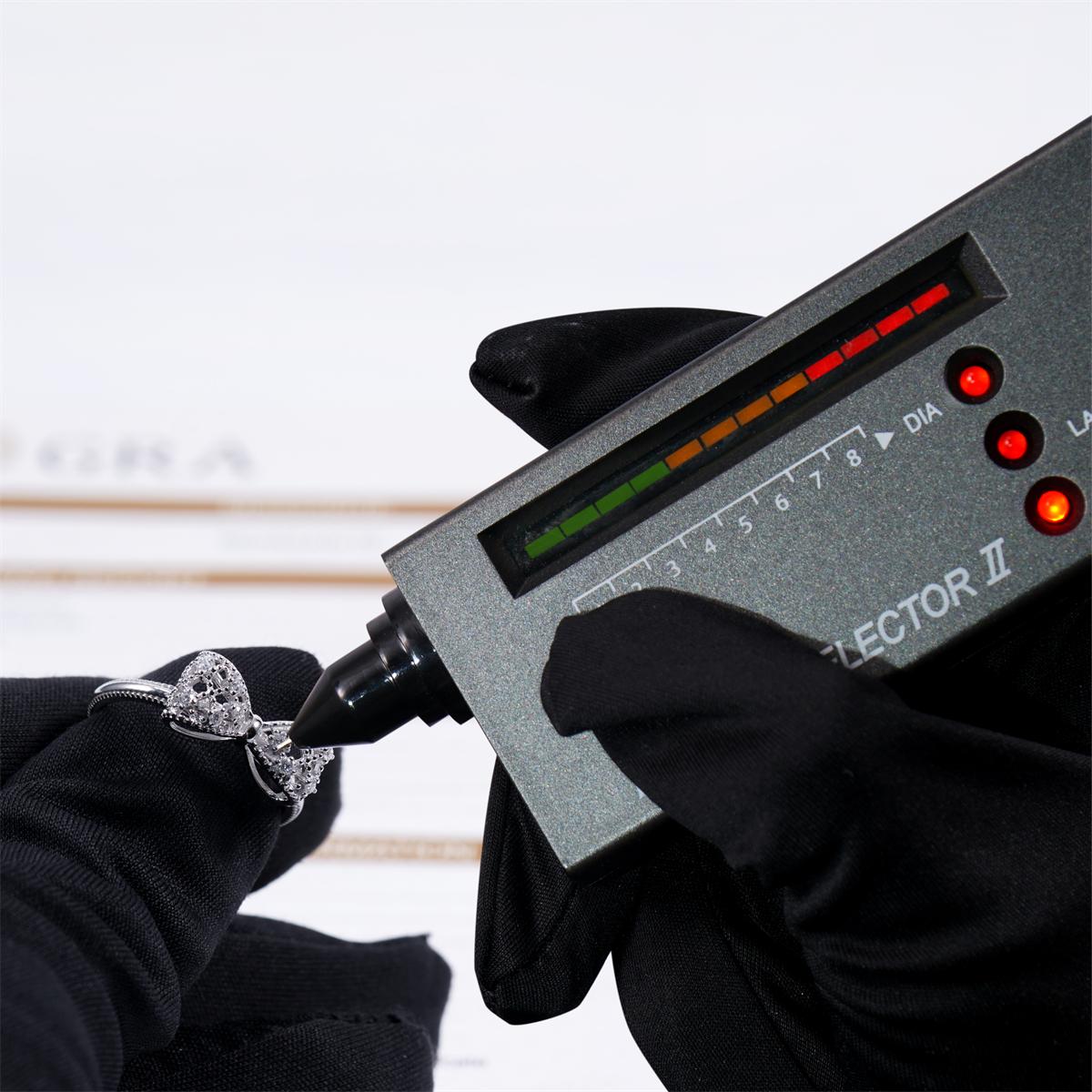 Delzzad Eternal Bow Ring Bow-knot Ring Dreamy Knot Ring Synthetic Moissanite Ring Jewelry S925 Perfect Birthday Engagement Wedding Anniversary Christmas Gift