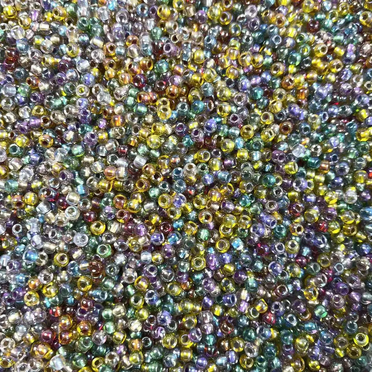 Flat Round Baroque Glass Bubble Beads with Faceted Edges, 4mm, 14 Colors, 20g, DIY Beading & Jewelry Making Crafting Supplies