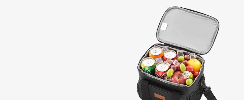 Lifewit Large Lunch Bag Insulated Lunch Box Soft Cooler Cooling Tote for Adult Men Women, Black