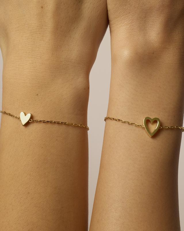 Delzzad BFF Friendship Heart Letter Bracelets Adjustable Matching Bracelets Copper Chain Daily Costume Jewelry Accessories Perfect Birthday Anniversary Gift for Women for Mom