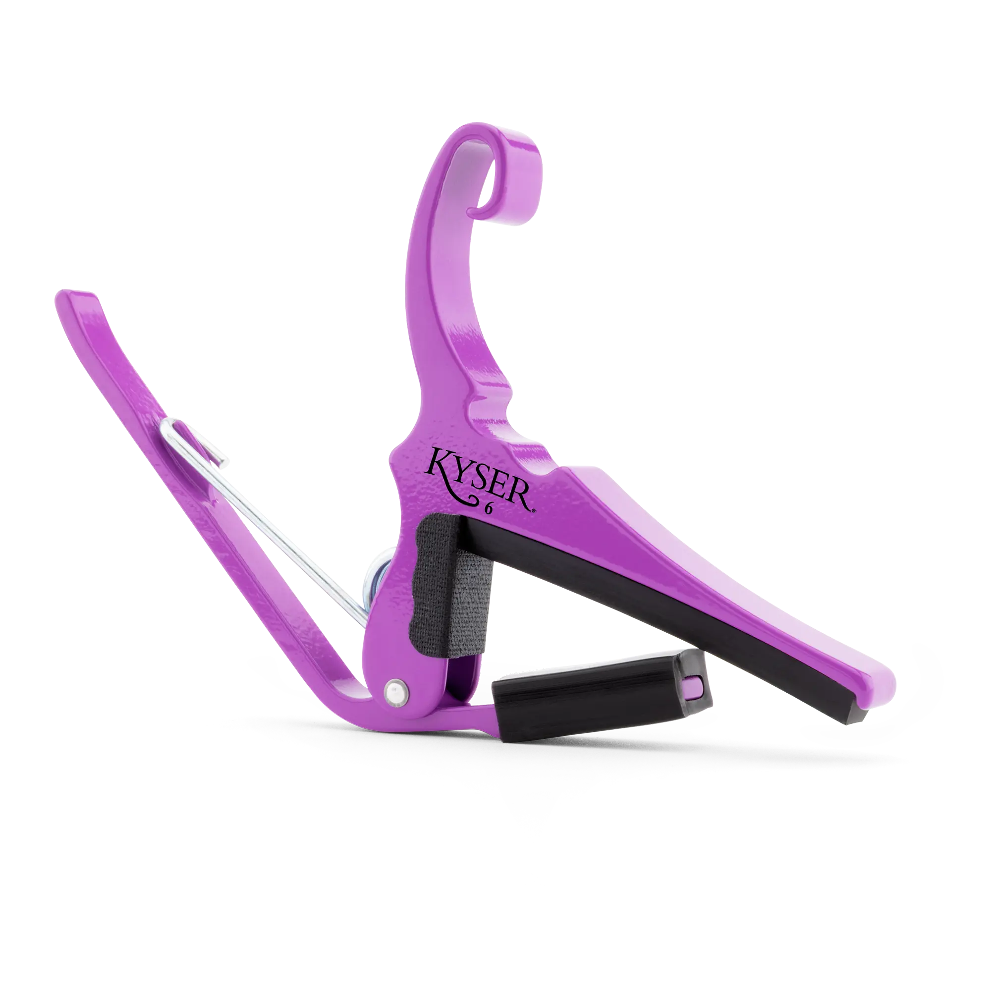 Kyser Quick-Change Acoustic Guitar Capo, Purple Rain Color, Deep Tone Enhancement Accessory for Acoustic Guitars