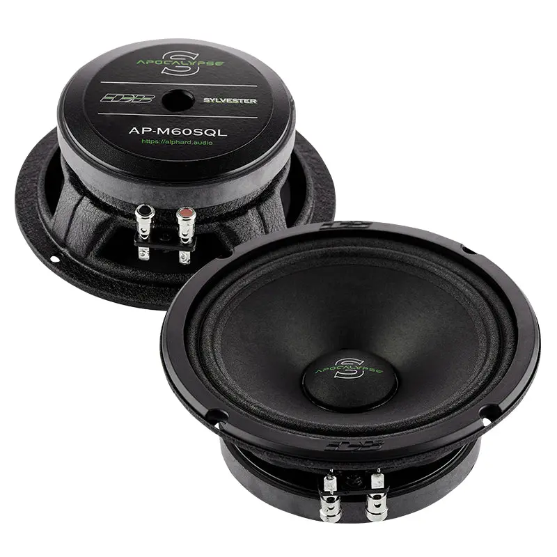 Deaf Bonce Apocalypse AP-M60SQL Car Audio Speaker - 6.5in Mid-Range Loudspeaker, 300W RMS High Output SPL Pro Audio Driver, Car Audio Speakers, Mid-Range Loudspeaker Speakers