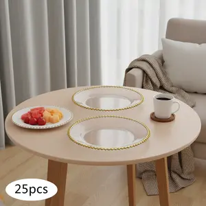 12.6in Charger Plates For Weddings Holiday Parties 25 Pack Table Setting home essentials