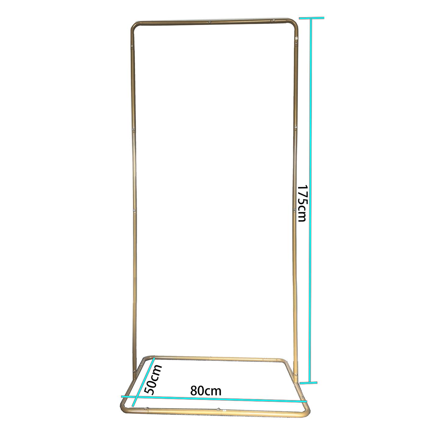 Gold Arch Backdrop Stand for Party - 120cm/80cm Metal Balloon Arch Stand for Ceremony Wedding Birthday Bridal Baby Shower Decoration Versatile Stylish Durable