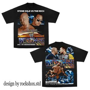 WWE Legend Stone Cold vs The Rock Premium 100% Cotton T-Shirt, The Champ Shirt, Doctor of Thuganomics Retro WWE Shirt, Hustle Loyalty Respect Wrestling T-Shirt, Iconic WWE Legend Merch