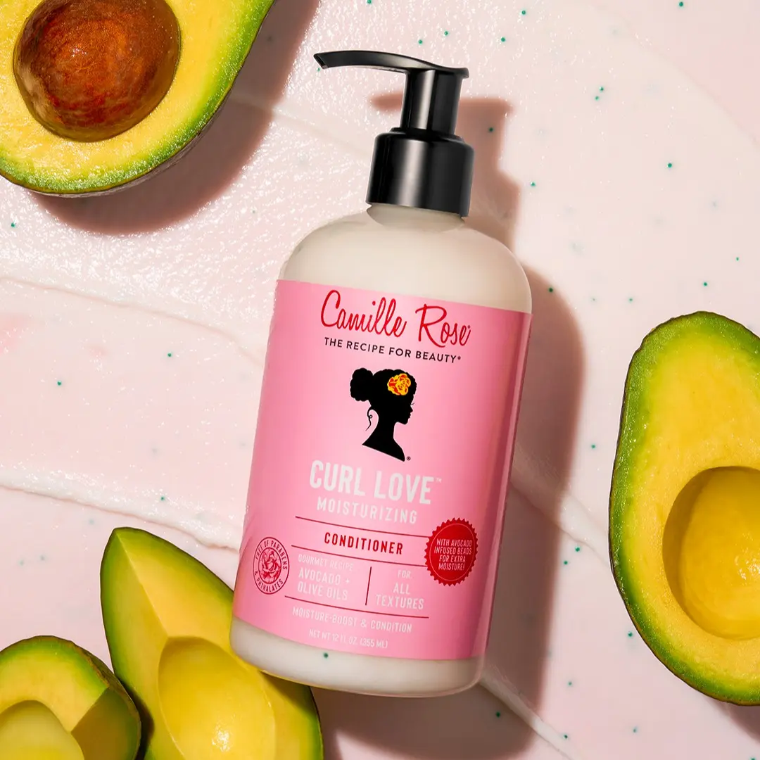 Camille Rose Curl Love Conditioner, 12 oz, Moisturizing Conditioner, Hydration, Effortless Detangling