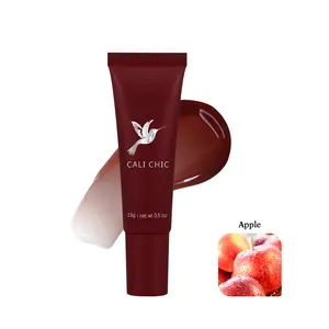 CALI CHIC Apple Lip Butter Balm Organic Vegan Moisturizing Shea Glossy Lip Shine Hydration Soothing Waterproof Smooth Finish Nourishing Hydrating with Jojoba Oil & Vitamin C Lipgloss Lipstick