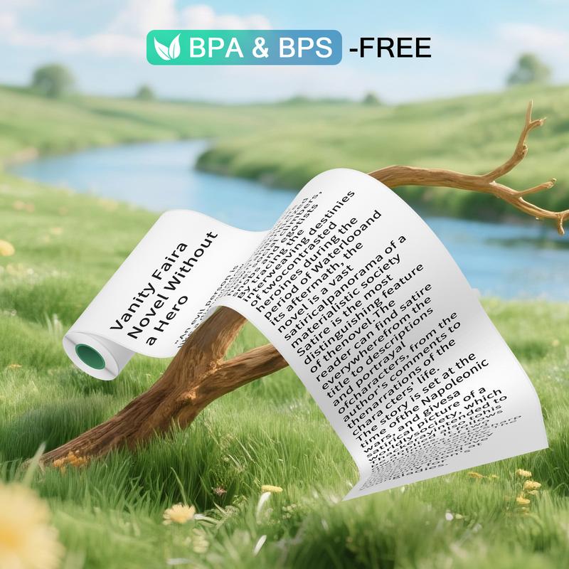 【JADENS】Thermal Paper For Jadens Portable Pirnter,US Letter  8.5''×11' ,4X6 inch,3 icnh,2 inch Round Label,2 inch Sticker Label