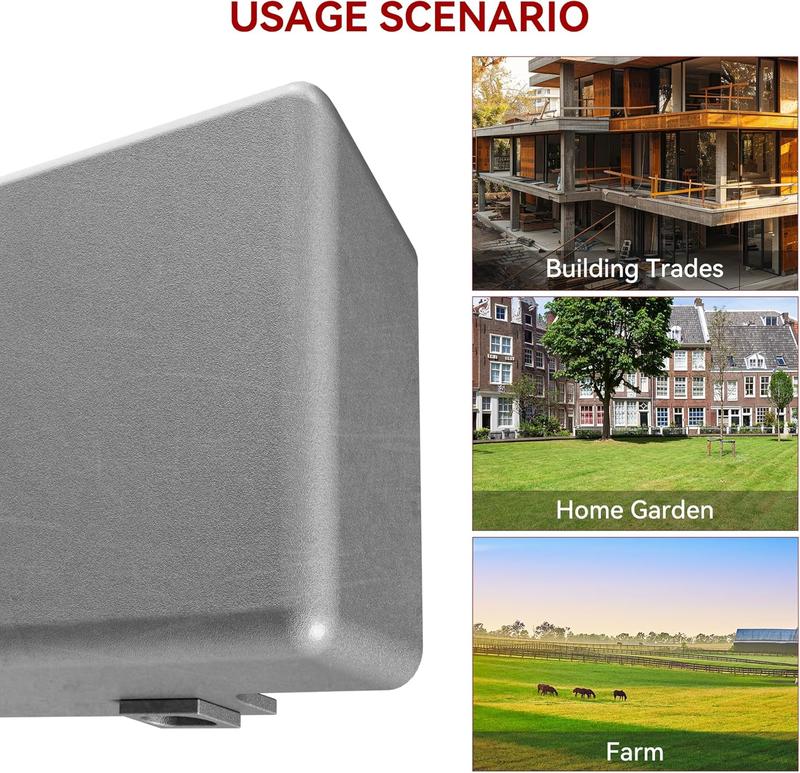 YITAMOTOR 1/4" Mini Skid Steer Mount Plate, Heavy-Duty Steel Construction, Compatible with Toro Dingo, Thomas, Finn, Ditch Witch, Boxer, for Farm and Outdoor Work