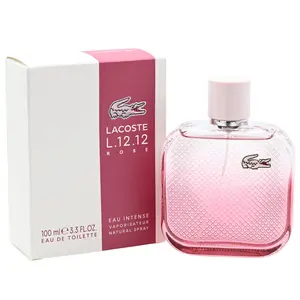 L.12.12 Rose Intense by Lacoste for women EDT 3.3 / 3.4 oz New in Box