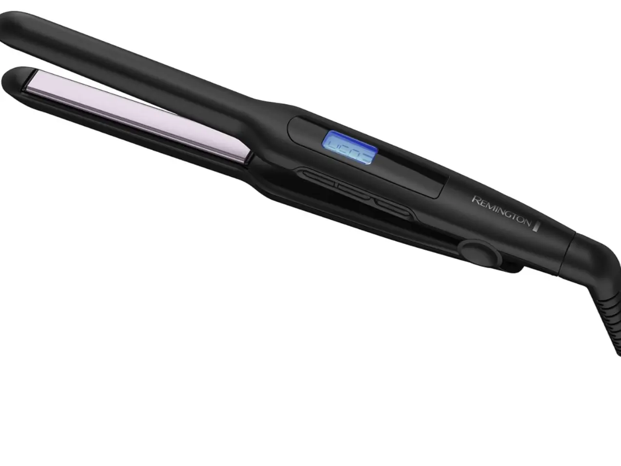 Remington Anti-Static Flat Iron, 1/2 Inch, Titanium + Ceramic Coating | 30% Longer Floating Plates, Fast 15-second Heat-up, straightener, 60-minute Auto Shut-off, Black Color, Single Unit
