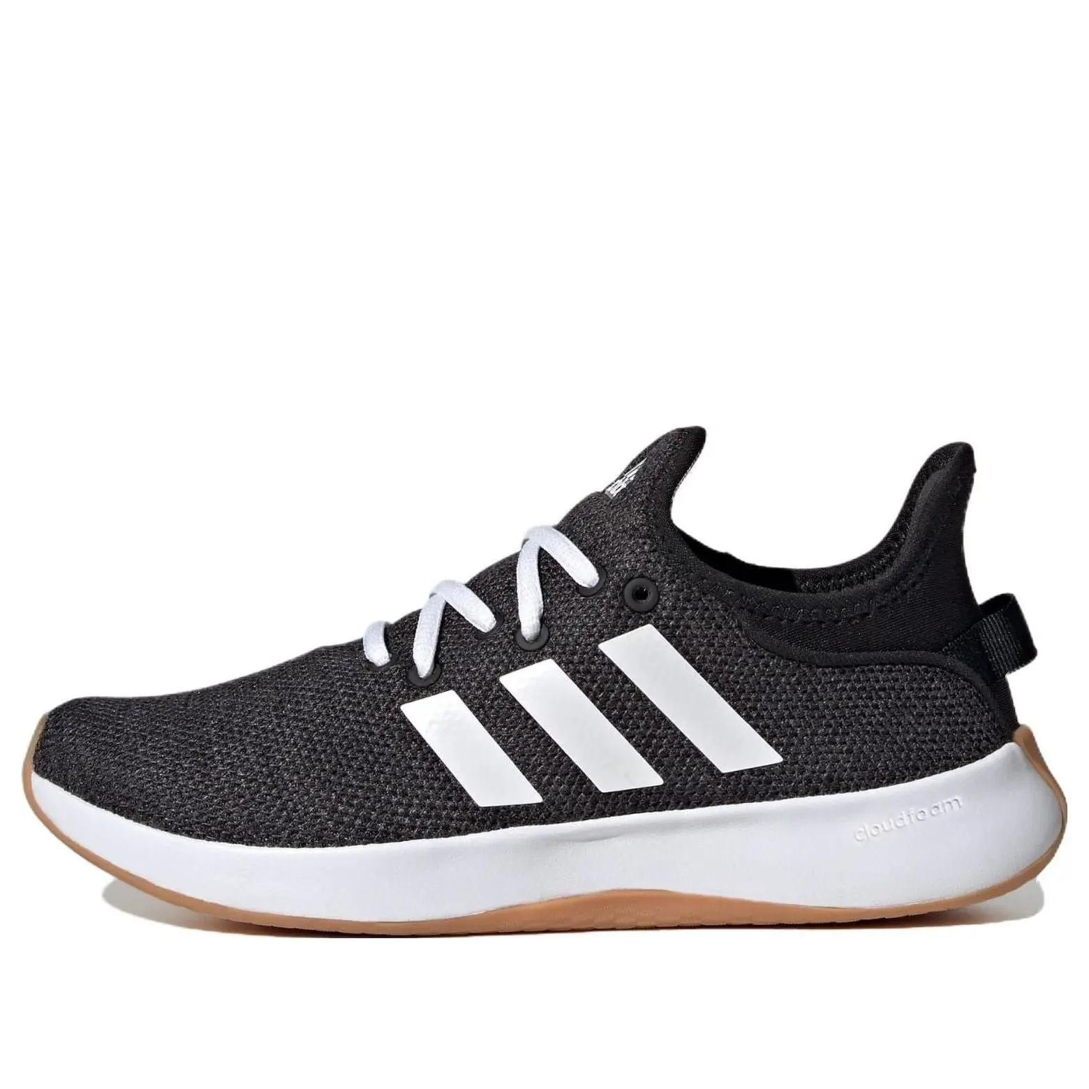 (WMNS) adidas Cloudfoam Pure 'Black White Gum' IG2530