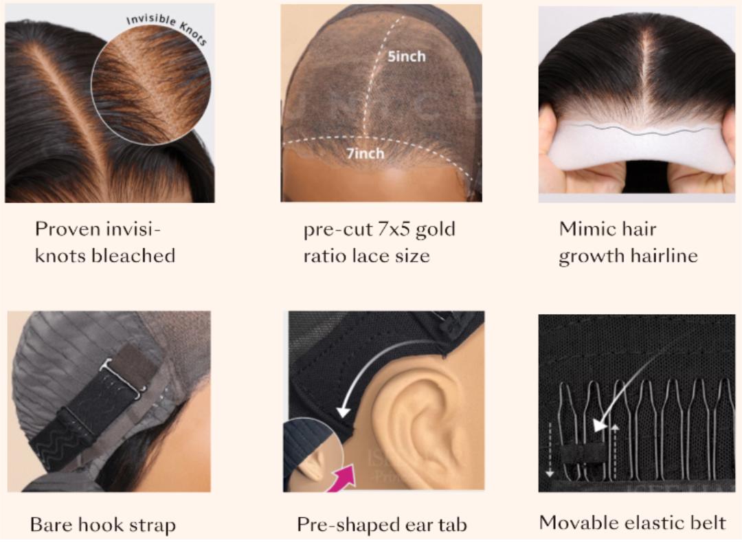 New In| UNice Glueless Smoky Beige Blonde /Auburn Brown Loose Wave Wig with Drawstring Pre Cut 13x4 HD Lace Frontal Human Hair Wigs Natural Haieline for Beginners Friendly #SpringStatements