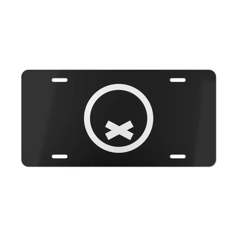 Quiet Club Racing - Aluminum Original Logo License Plate Quiet Club Racing - Aluminum Original Logo License Plate