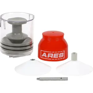 2-Piece Deluxe and Standard Bearing Packer Kit – Quickly and Easily Flushes Old Grease and Repacks Wheel Bearing – Fill with Grease Gun or by Hand – Includes Cone-Style Bearing Packer