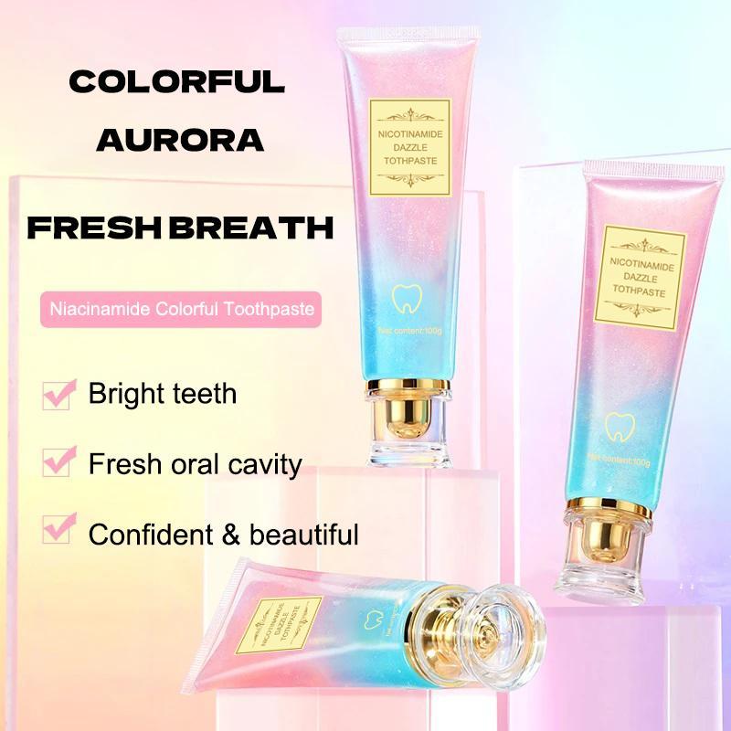 Niacinamide Whitening Toothpaste TripleWhitening Formula with Xylitol Mint FlavorFluoride-Free Stain Removal Enamel Repairfor Sensitive Teeth Gum Health Daily OralCare