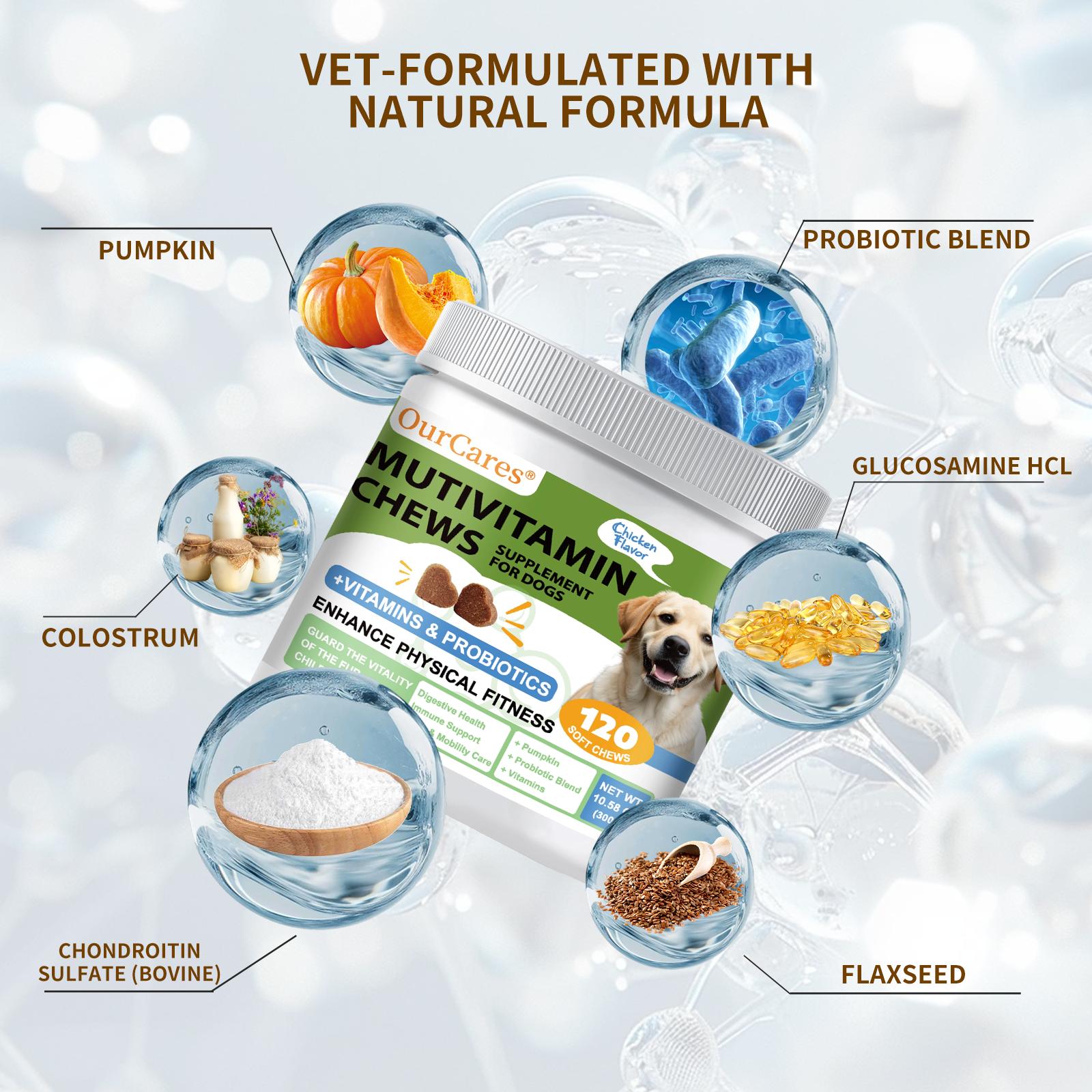 Pet Dog Vitamin Chewable Tablets