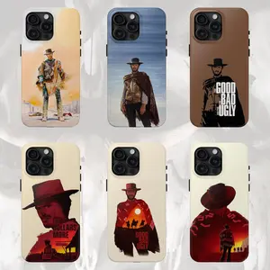 The Bad and the Ugly Retro Phone Case, Ennio Morricone Phone Case, Western Fashion Phone Case