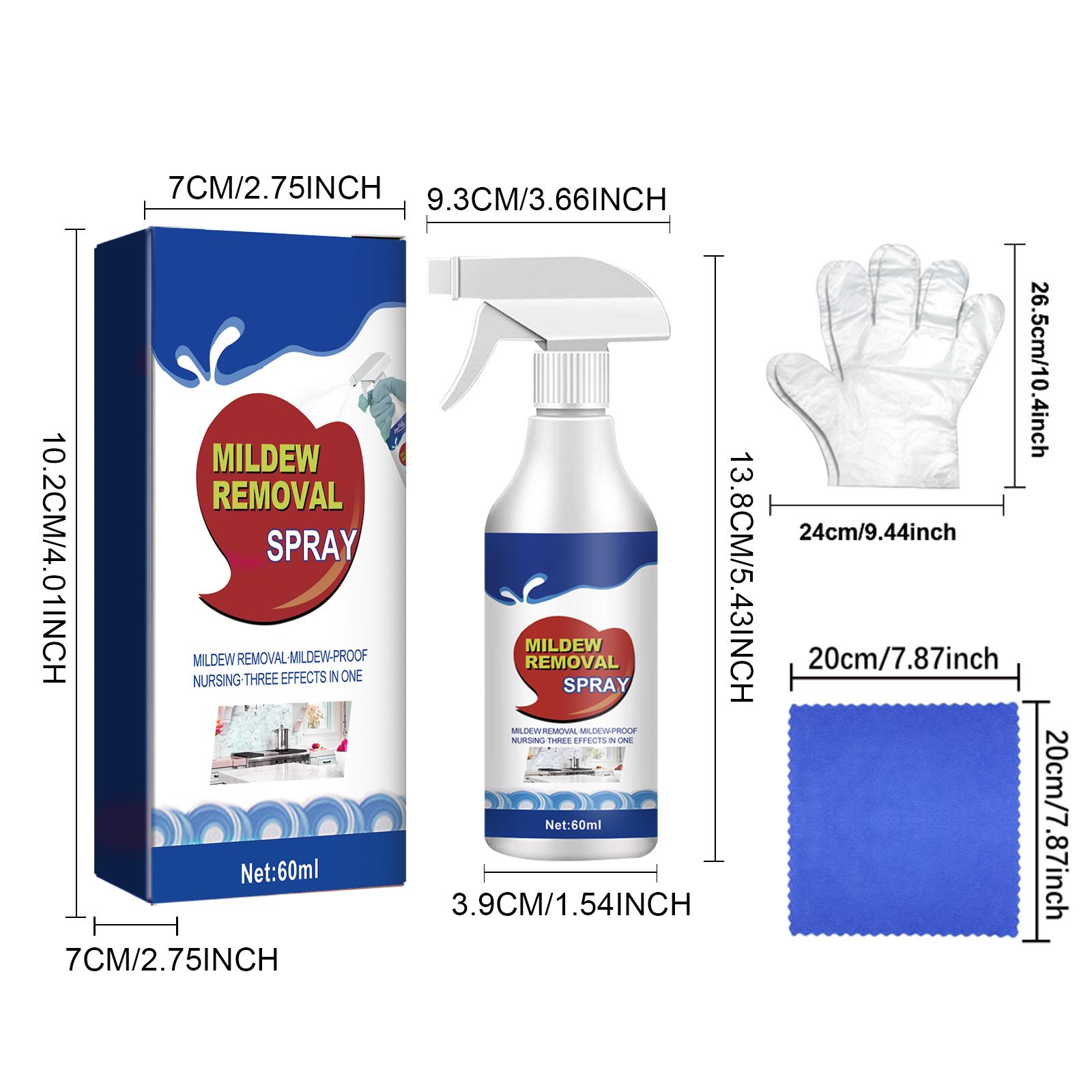 Mold Removal Spray Cleaning Kit Bathroom Multi-Surface Tile Ceiling Deep Mold Remover savior couple shopping easy off heavy duty house cleaning nuan black friday quality cleaner toilet poder á cido