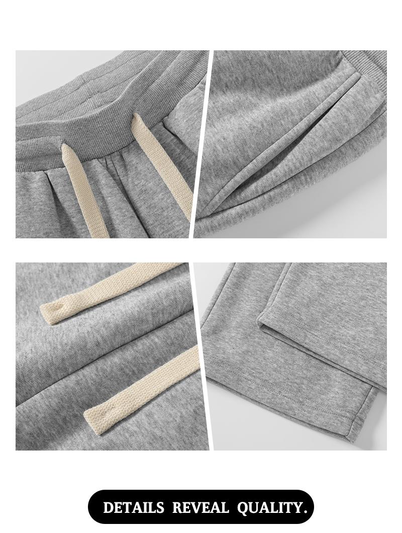 Men's Solid Thermal Lined Drawstring Waist Pants, Casual Comfy Loose Fitting Trousers for Fall & Winter, Men's Bottoms for Daily Wear, Relaxed Fit