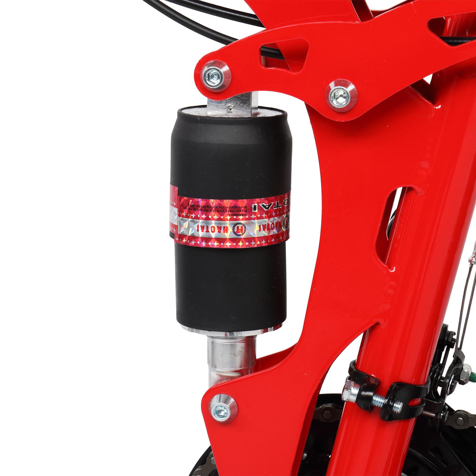 CampingSurvivals 26" 150kg 21-speed Shimano high-carbon steel tri-blade foldable mountain bike