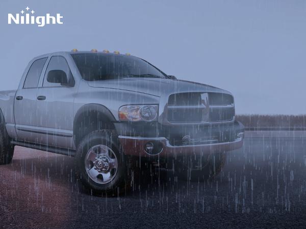 Nilight Fog Lights Assembly Compatible with 2002 2003 2004 2005 2006 2007 2008 Dodge Ram 1500 2003-2009 RAM 2500 3500 2004 Durango 2nd Generation 2005 2006 w/9006 55W bulbs