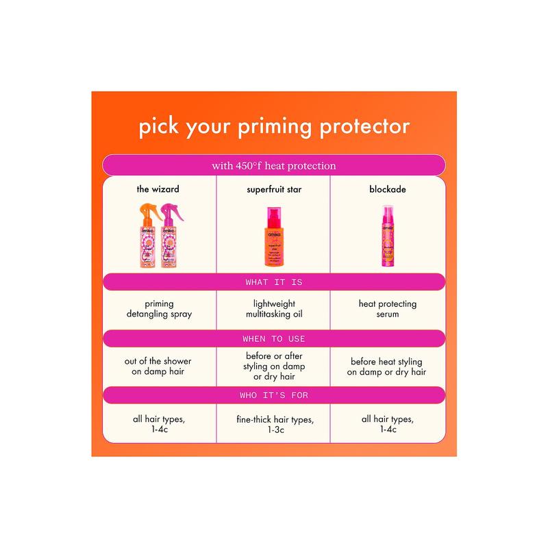 amika Superfruit Star Light Weight Hair Styling Oil