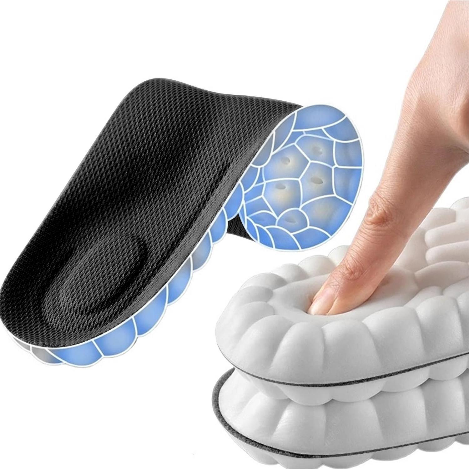 3Pair 4D Ultra Comfort Insoles-Super Soft,Anti-Fatigue, Shock Absorption, U-Shaped Memory Foam Insoles (Gray Orange Black) 3Pair 4D Ultra Comfort Insoles-Super Soft,Anti-Fatigue, Shock Absorption, U-Shaped Memory Foam Insoles (Gray Orange Black)