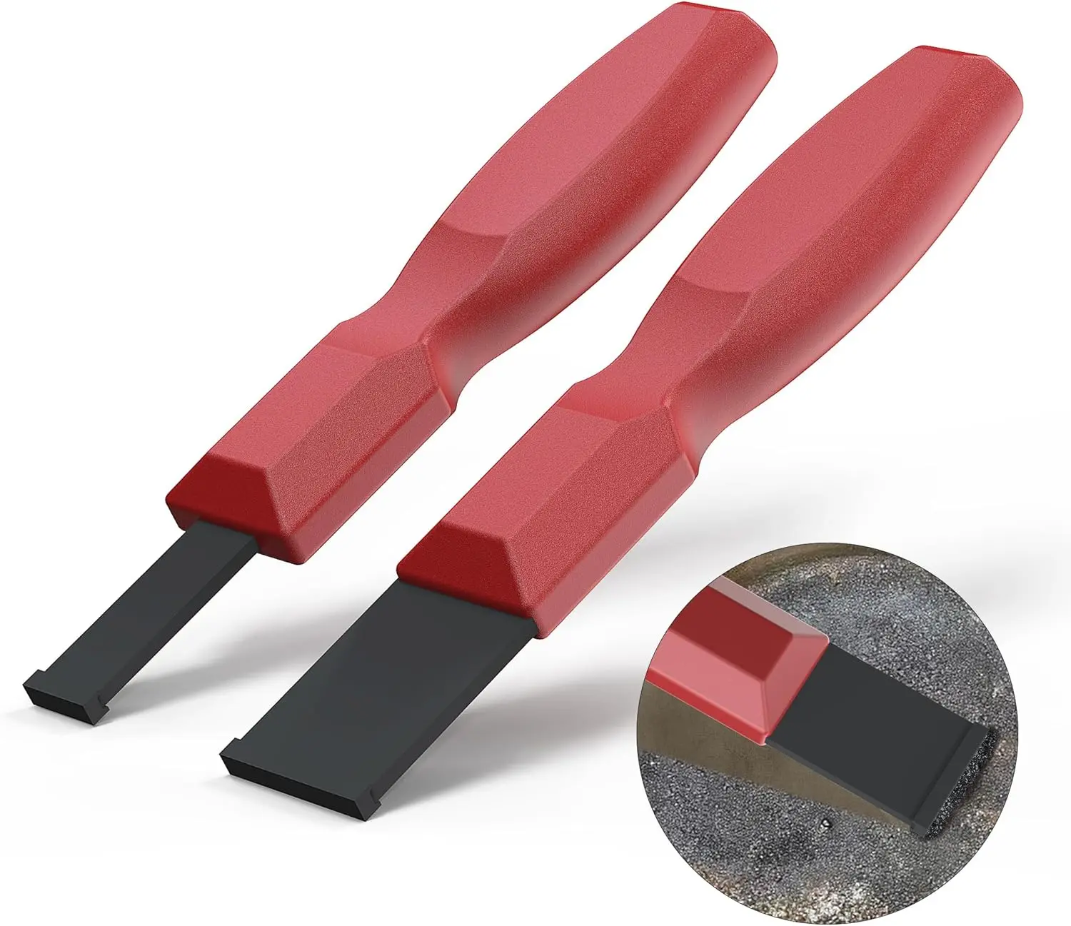 Carbide Scraper, Super Carbide Gasket Scraper for Metal and Automotive, 1-1/4 Inch and 5/8 Inch Carbide Scraper Set (2-Piece)