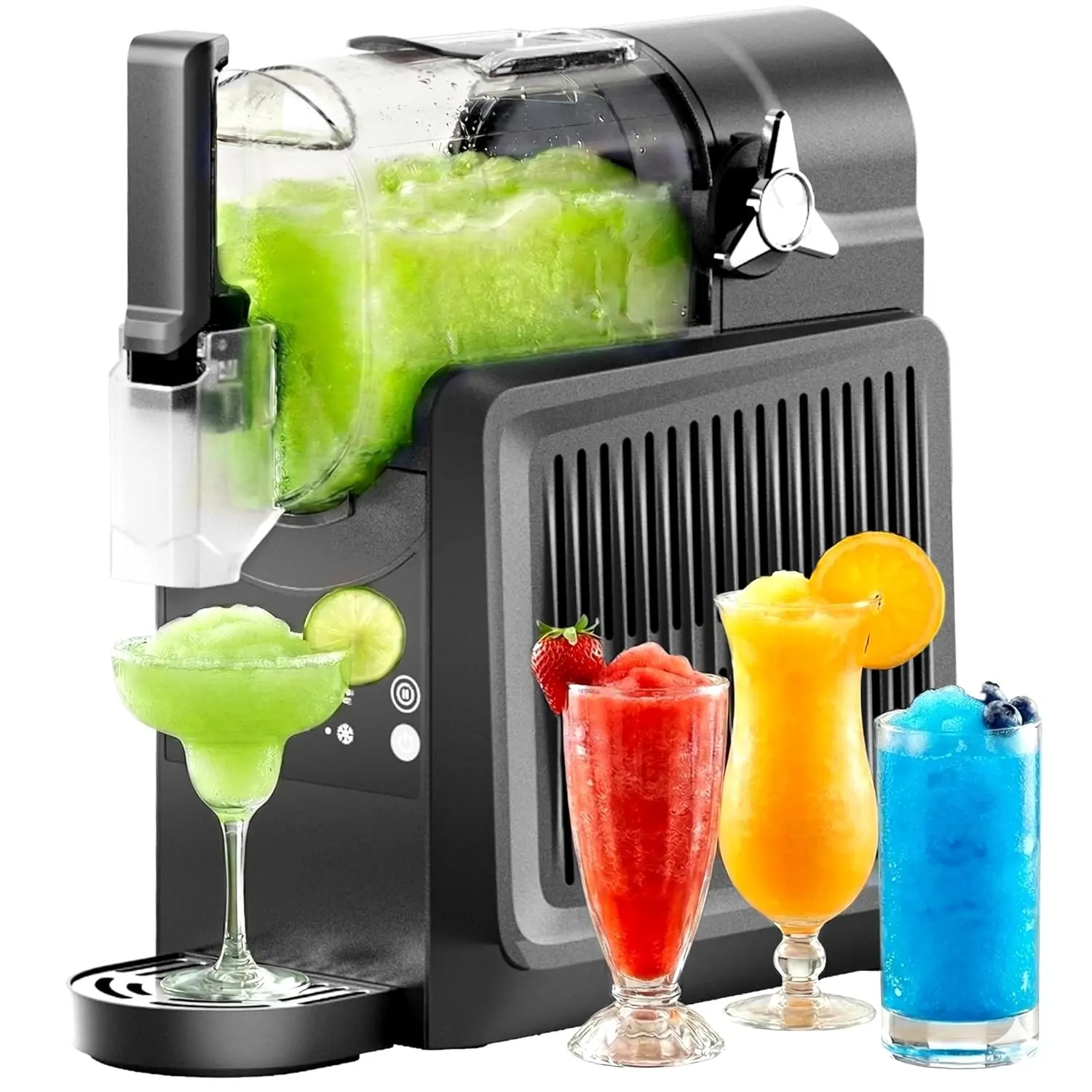 No Ice Needed Slushie Machine ️ 92oz Frozen Drinks in Minutes | Auto Clean & 5 Presets