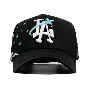 Thirty One Hats x El Mago Snapback Cap – Blue Streetwear Hat, 3D Embroidery Front, Structured Crown, Adjustable Fit, Urban Fashion for Men & Women