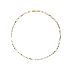 GOLD TENNIS NECKLACE