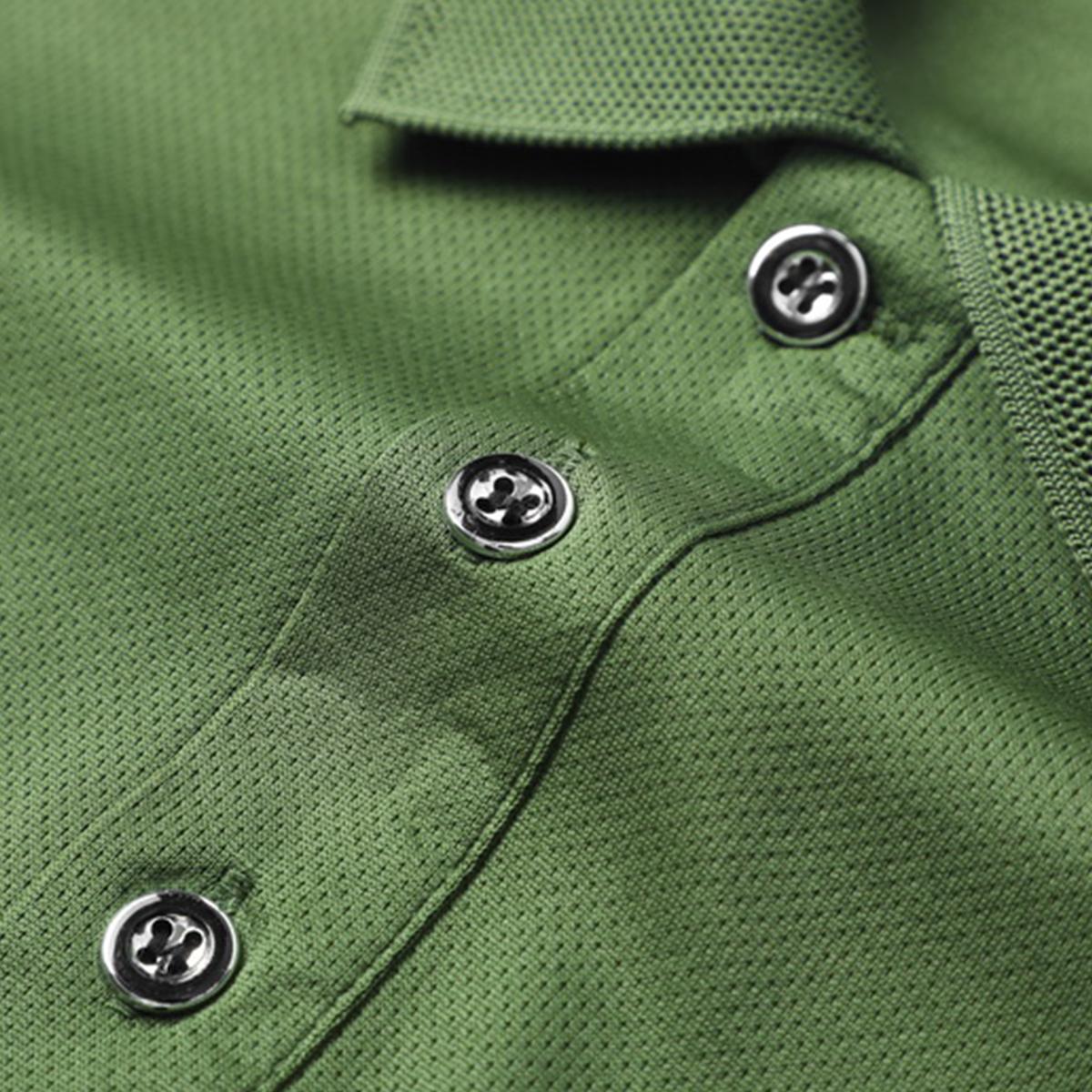 Men's long-sleeved POLO shirt, high-end fabric comfortable and versatile regular version button-up fashion top men's clothing, printed lapel golf shirt, tennis training business leisure outdoor sports jumper