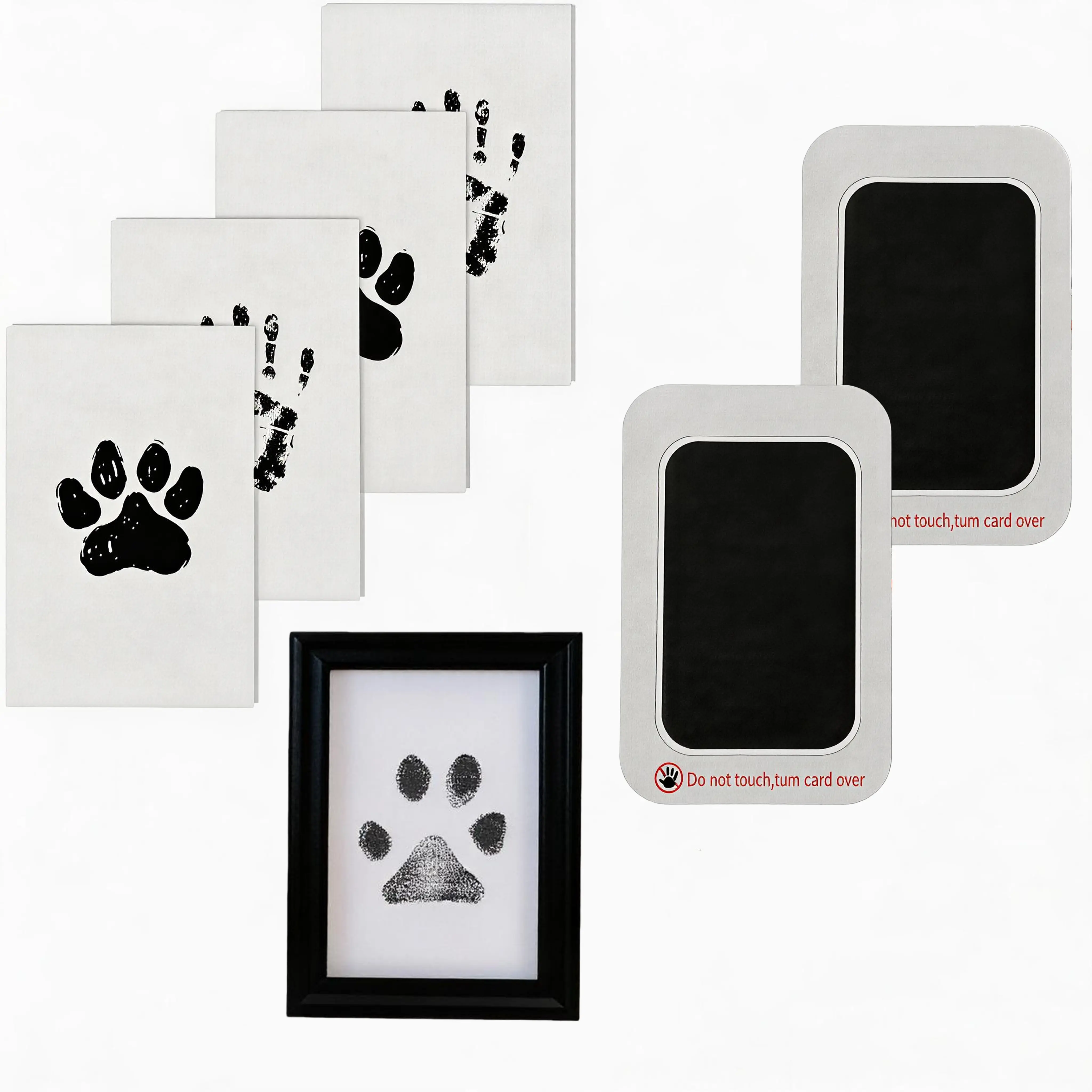 Inkless Hand and Footprint Kit - Mess Free Ink Pad for Keepsake, Dog Nose & Paw Print Kit, Clean Touch Ink Pad for Hand & Footprints, Ideal New Mom Gifts