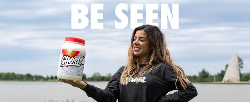 GHOST Vegan Protein Powder - 2lb, 20g of Protein - Plant-Based Pea & Organic Pumpkin Protein - ­Post Workout & Nutrition Shakes - Soy & Gluten-Free