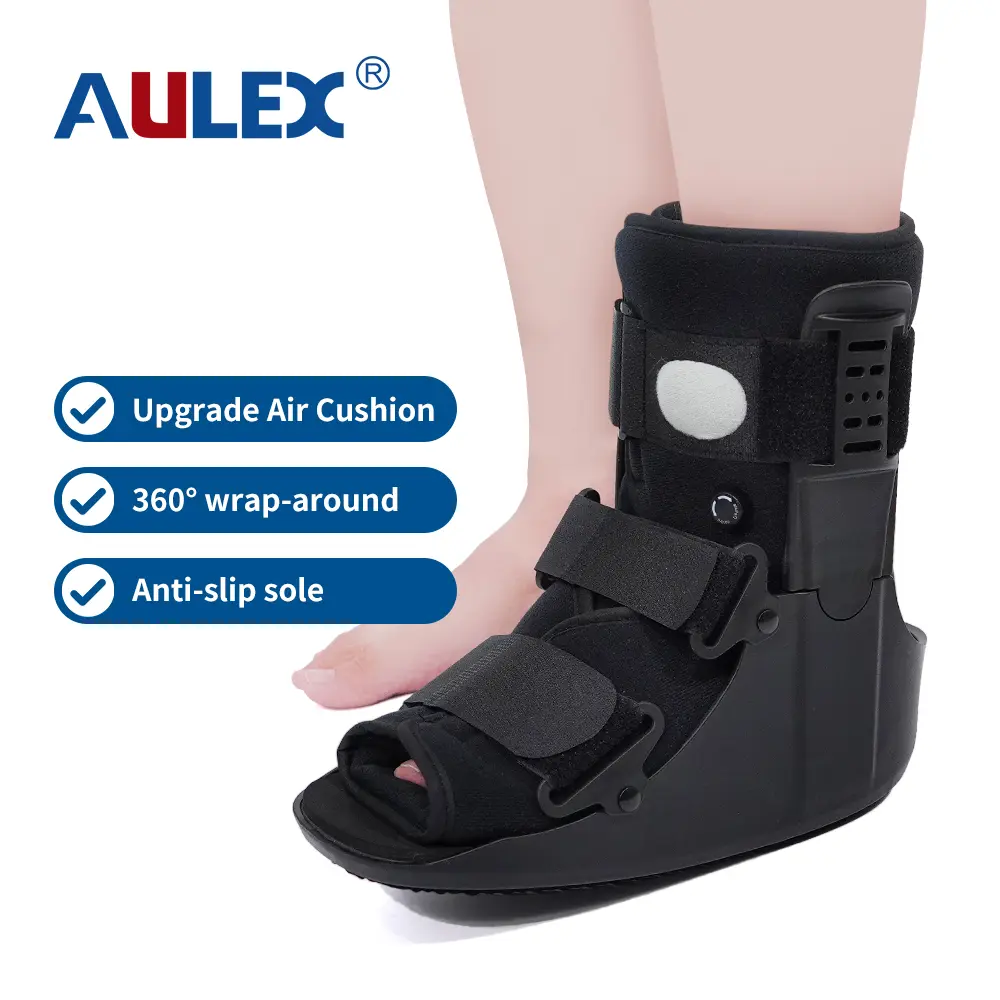 Aulexmed Air Support Boot [DealsForYouDays] - Unisex Hook & Loop Adjustable Inflatable Shoe, Lightweight Stable Cushioned, Long-Lasting Indoor Foot Support Wear for Sports & Outdoor Protective Gear, Indoors