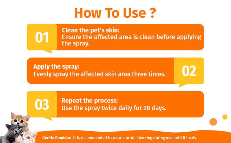 Cassiel Pet HOT SPOT&WOUND Spray,Pet Skin Sprays for Dogs&Cats-Nature Soothing Spray for Clean and Soft Skin,Reduces Itchy Scratching,Packaging upgrade