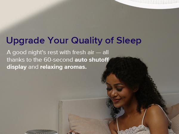 LEVOIT Core mini Air Purifiers for Home, 3-in-1 Filter Cleaner with Fragrance Sponge for Sleep, Smoke, Anti-allergy, Viral, Dust, Portable, Pet Odors