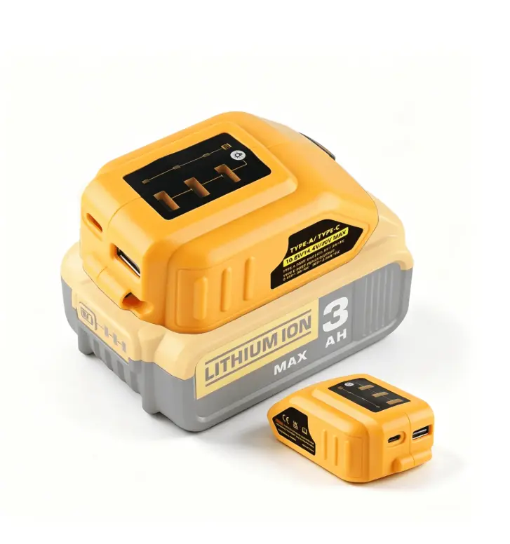USB Fast Charging Battery Adapter Replacement for Dewalt DCB094K, Convert 18V/20V Max Li-ion Battery to Portable Power Source